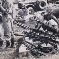 Captured Viet Cong weapons cache 