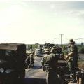 Traffic jam during 161 Battery deployment, circa 1966-1967