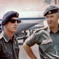 Colin Whyte [right] at Tan Son Nhut airfield, South Vietnam, 1968