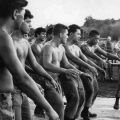 New Zealand troops perform a haka in Vietnam