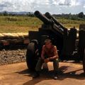 M101A1 Howitzer at Nui Dat, circa 1966-1967