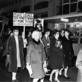 Peace Council supporters during anti-Vietnam War protest Peace Council supporters during anti-Vietnam War protest