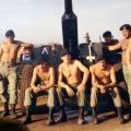 Heta Tobin's gun crew at Nui Dat, Vietnam, 1970