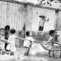 Children line up at a Saigon orphanage, 1968