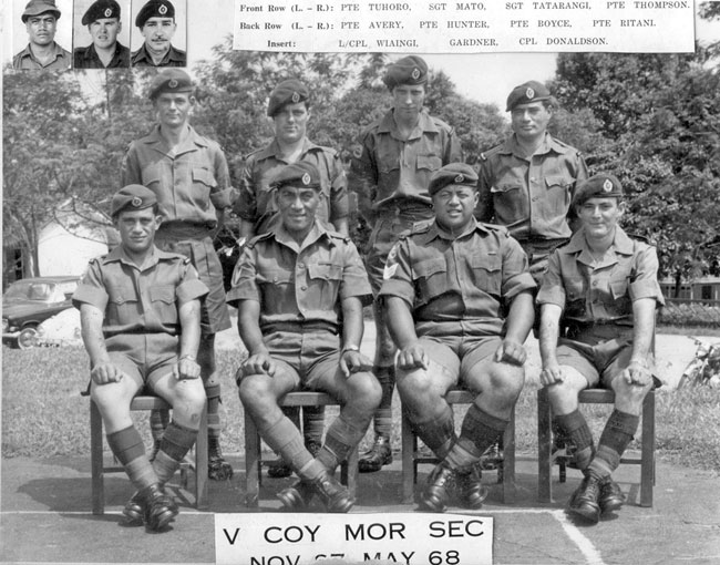 Victor 2 Company Mortar Section, 1967-1968