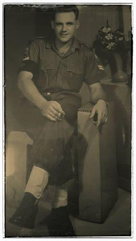 Cpl Val Petterson in Malaya
